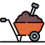 Wheelbarrow icon 64x64
