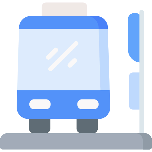 Bus stop icon
