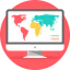 World map Ikona 64x64