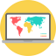 World map Ikona 64x64