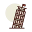 Leaning tower of pisa icon 64x64