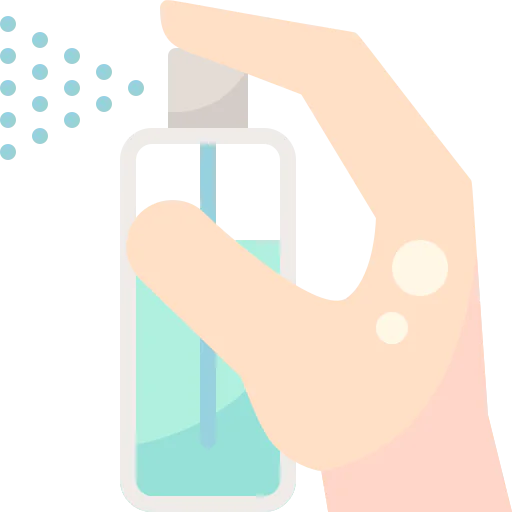 Cleaning spray icon