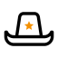 Cowboy hat icon 64x64