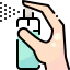Cleaning spray icon 64x64