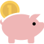 Piggy bank icon 64x64