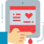 Blood test icon 64x64