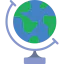 Earth globe icon 64x64