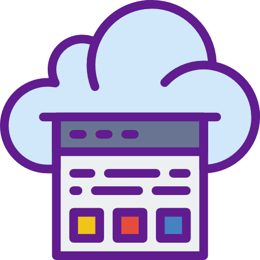 Cloud computing icon