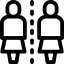 Social distancing Symbol 64x64
