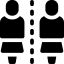 Social distancing Symbol 64x64