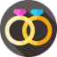 Wedding ring icon 64x64