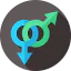Gender fluid icon 64x64