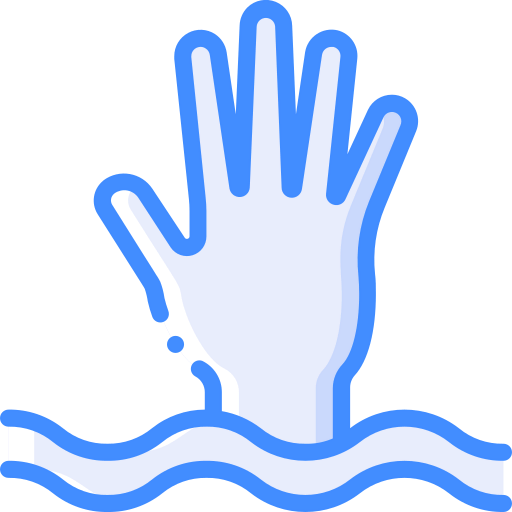 Drowning icon
