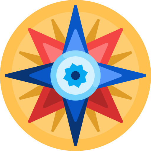 Wind rose icon