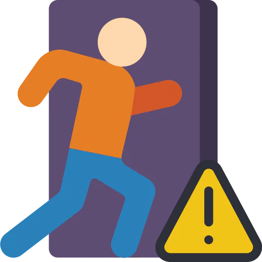 Evacuate icon