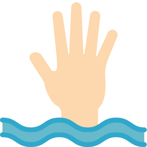 Drowning icon