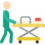 Medical bed icon 64x64