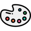 Color palette icon 64x64