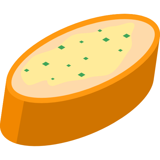Garlic bread icon