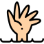 Drowning icon 64x64