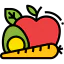 Healthy food icon 64x64