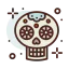 Mexican skull icon 64x64