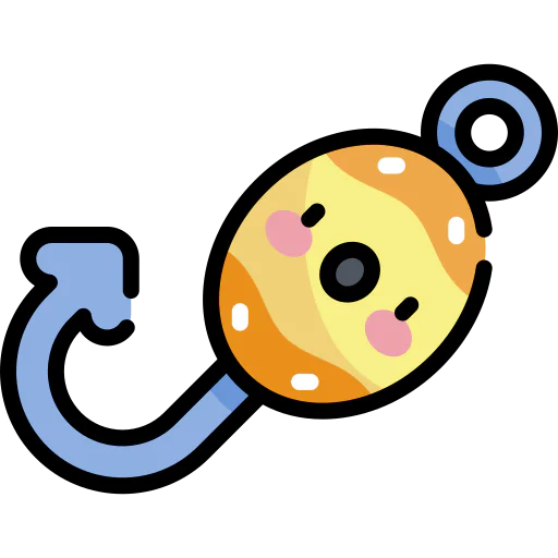 Fish hook icon