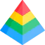 Pyramid chart icon 64x64