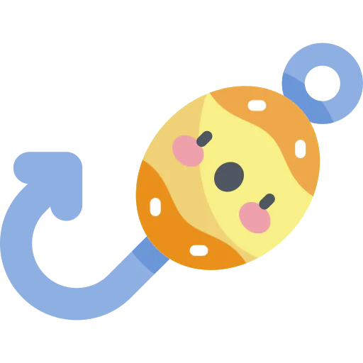 Fish hook icon