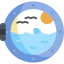Boat porthole icon 64x64