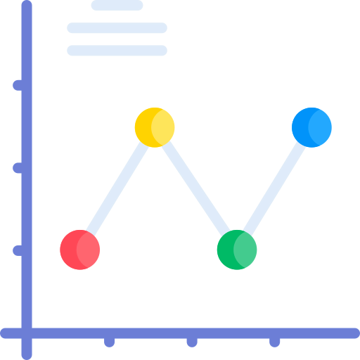 Line chart icon