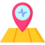 Location pin biểu tượng 64x64