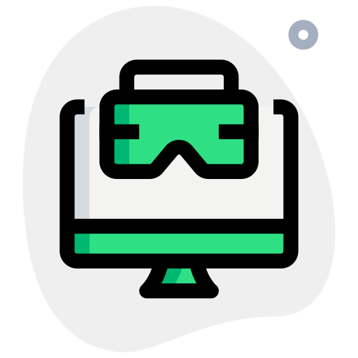 Desktop computer icon