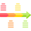Arrow chart icon 64x64