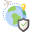 Travel insurance icon 64x64