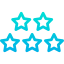 Five stars Symbol 64x64