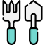 Gardening tools icon 64x64