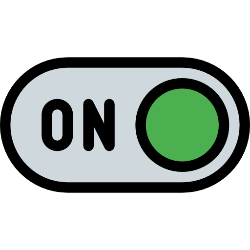 Switch on icon