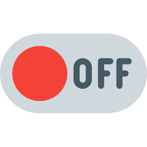Switch off icon