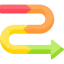 Arrow chart icon 64x64
