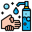 Hand gel icon 64x64