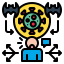 Virus transmission アイコン 64x64