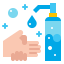 Hand gel icon 64x64