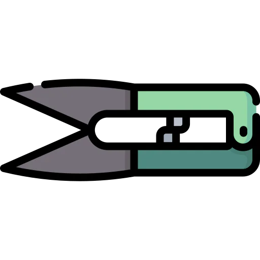 Sewing scissors icon