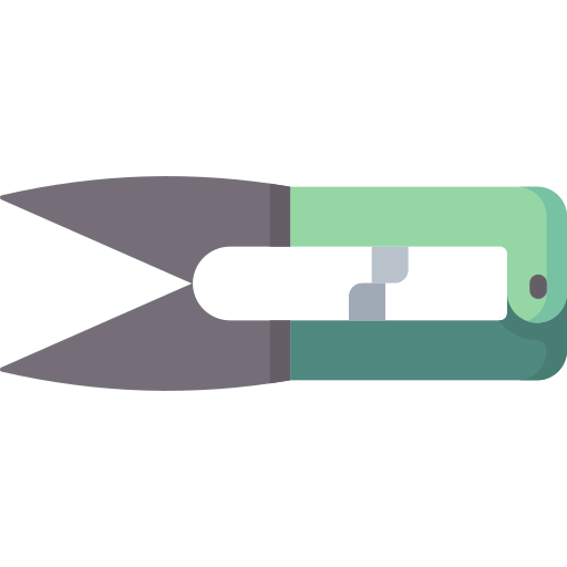 Sewing scissors icon