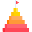 Pyramid chart icon 64x64