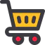 Shopping cart icon 64x64