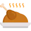 Roast chicken icon 64x64