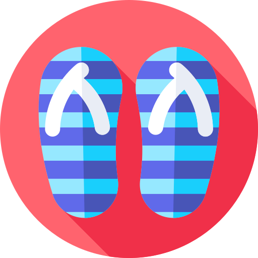 Flip flops icon