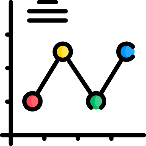 Line chart icon